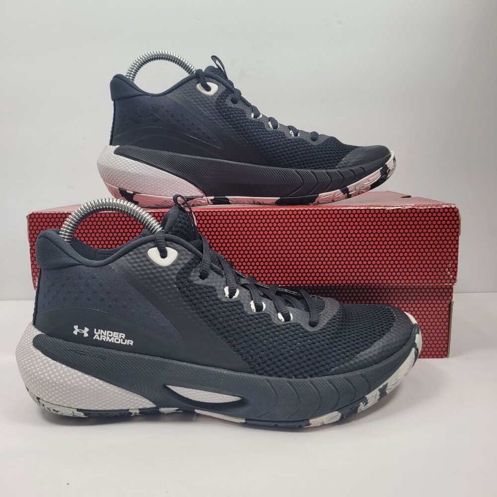 Under Armour UA HOVR Breakthru Men's Black Basketball Shoes 3024398-001 US Sz 8